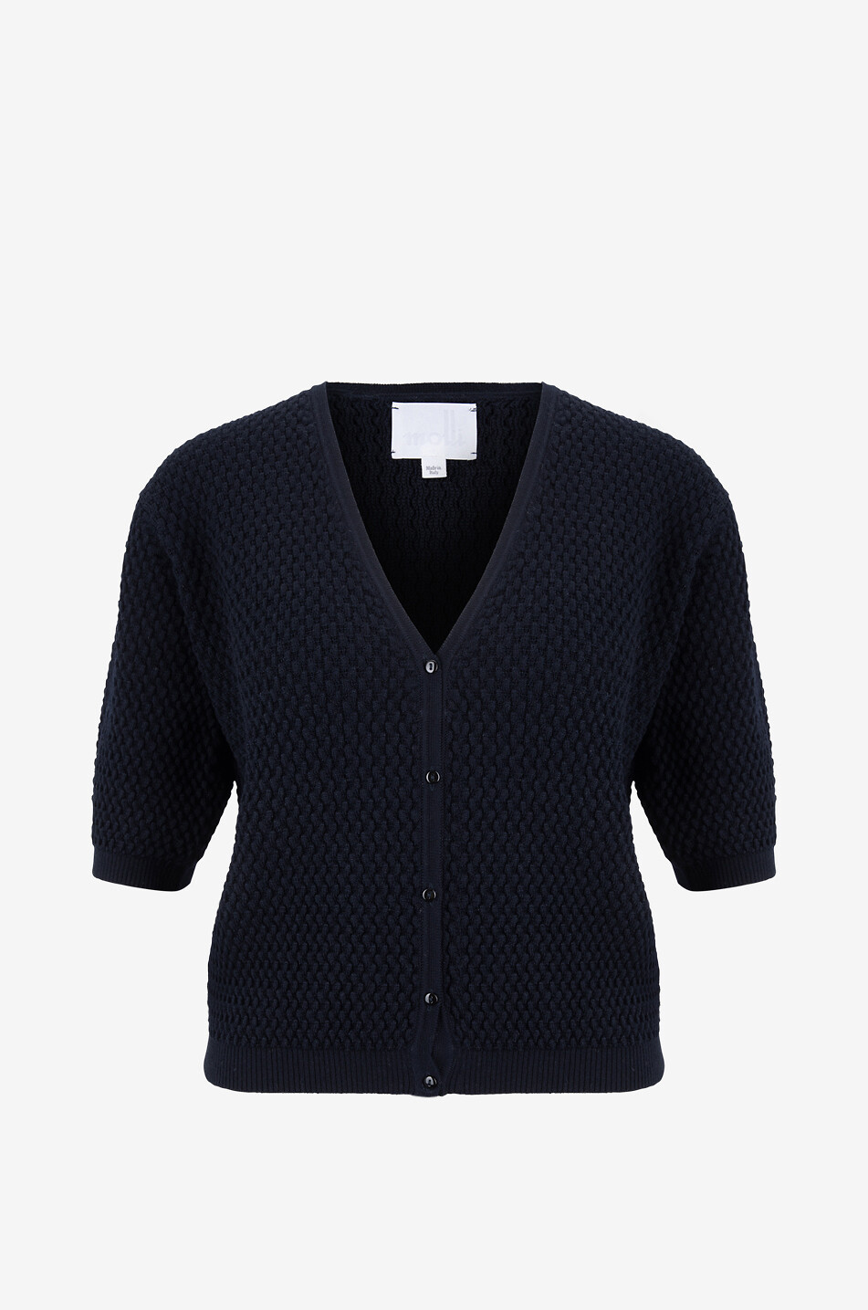 MOLLI Cardigan aus Schurwolle Coquillette Damen DUNKELBLAU 1