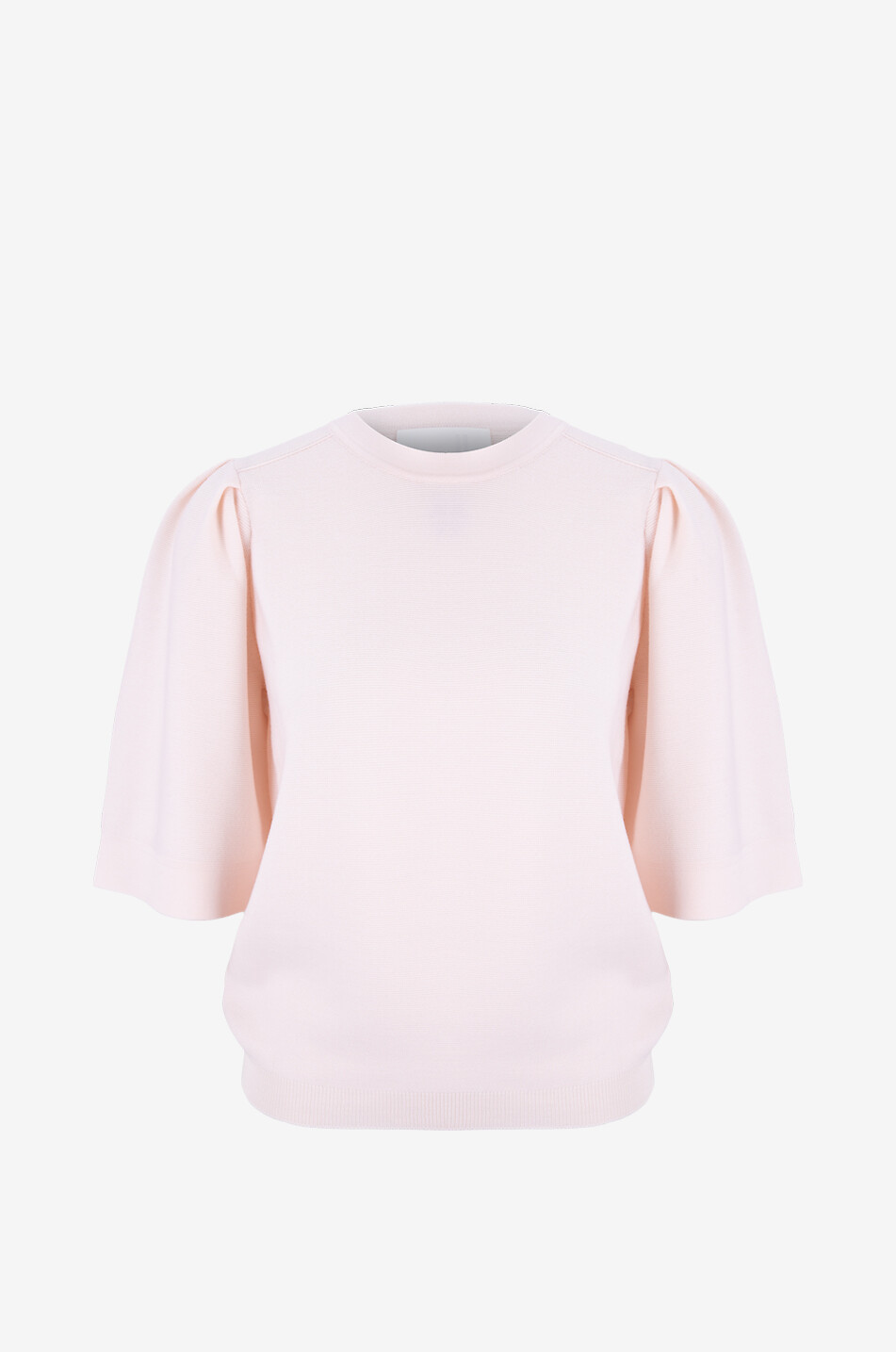 MOLLI Pull à col rond en laine vierge Tournesol Femme ROSE CLAIR 1