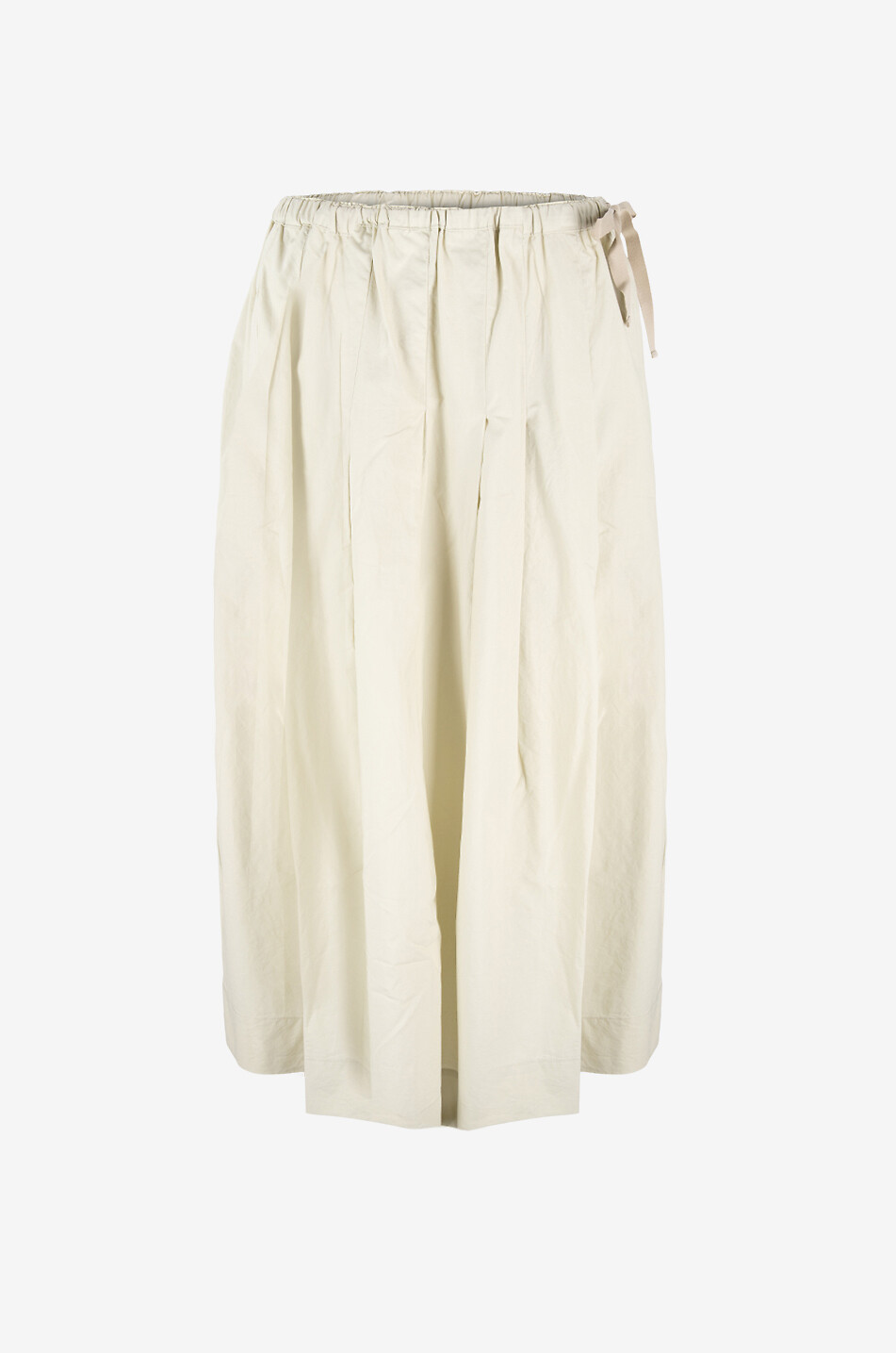 SOEUR Amalia recycled cotton midi skirt Women LIGHT GREY 1