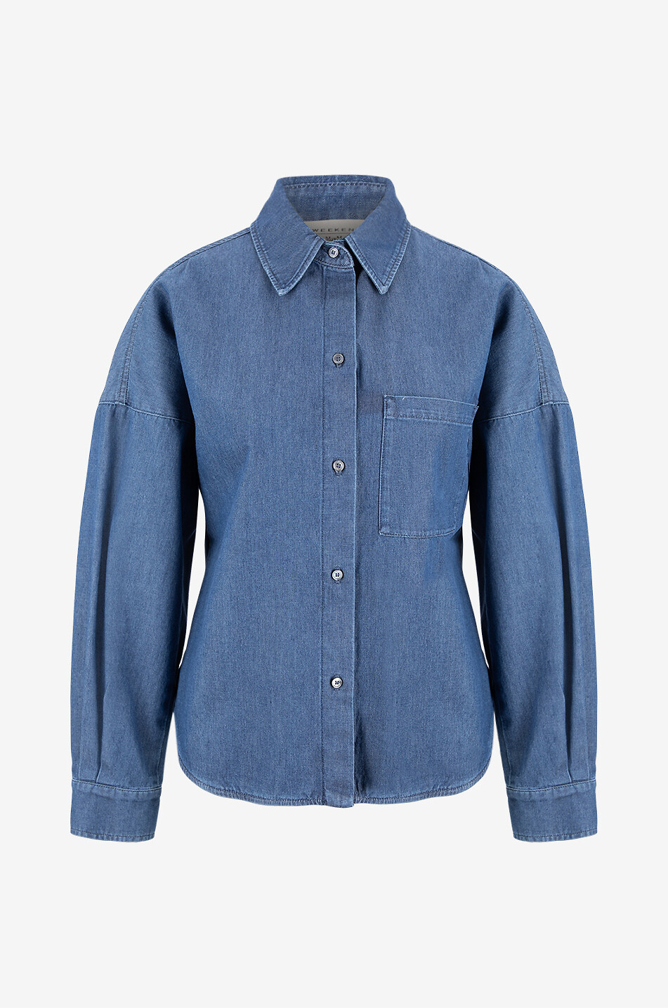 Nettare cinched denim shirt