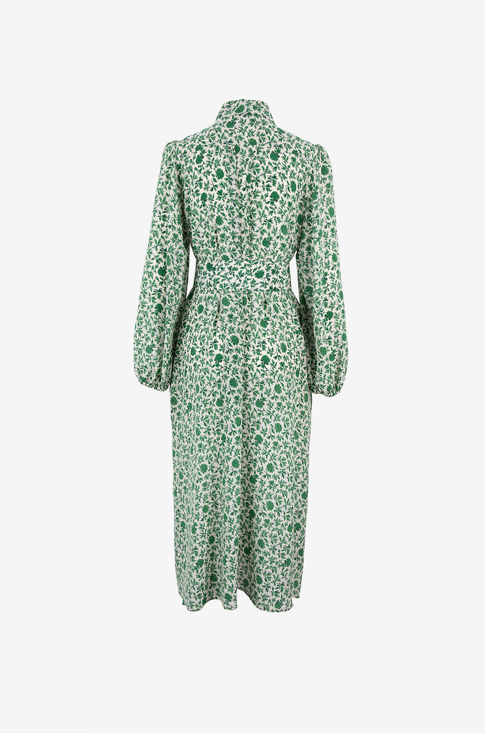 WEEKEND MAX MARA Wales silk midi shirt dress Women GREEN 2