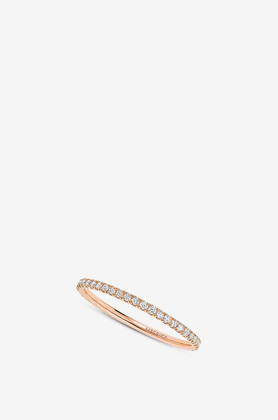 Trauring aus Roségold und Diamanten Gatsby XS