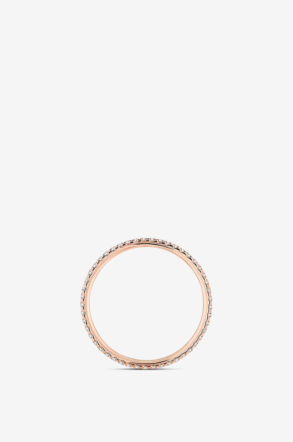 Trauring aus Roségold und Diamanten Gatsby XS