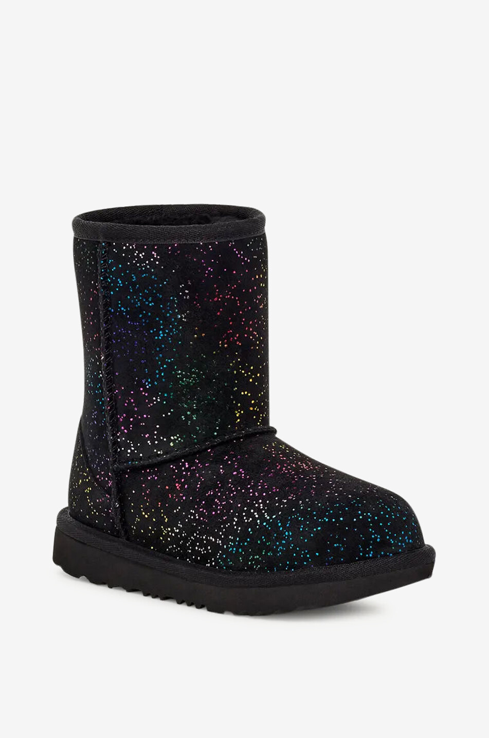 UGG Classic II Shimmer Sky Rainbow warm girls' angle boots Girl BLACK 1