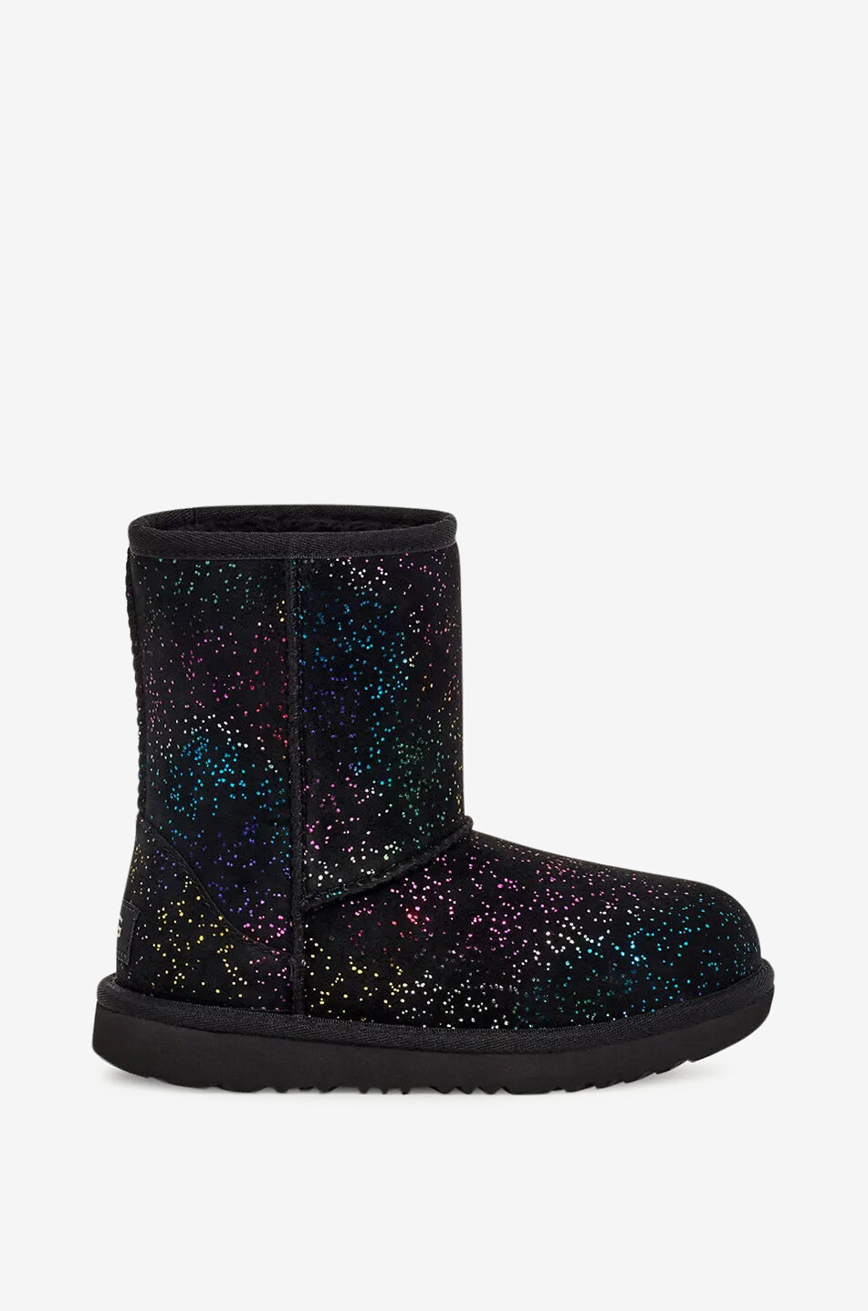 UGG Classic II Shimmer Sky Rainbow warm girls' angle boots Girl BLACK 2
