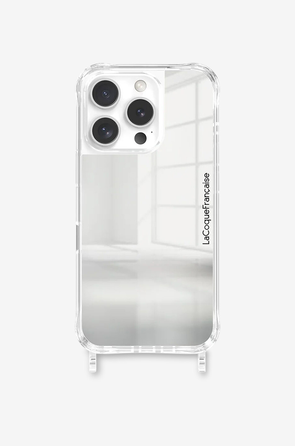 LACOQUEFRANCAISE Smartphone Hülle mit Spiegel Effekt iPhone 15 Pro Damen Farblos 2