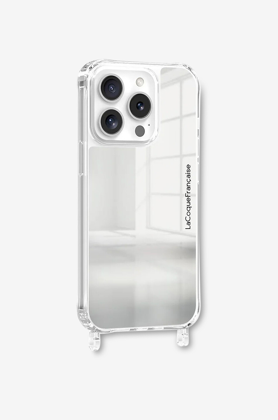 LACOQUEFRANCAISE Smartphone Hülle mit Spiegel Effekt iPhone 15 Pro Damen Farblos 1