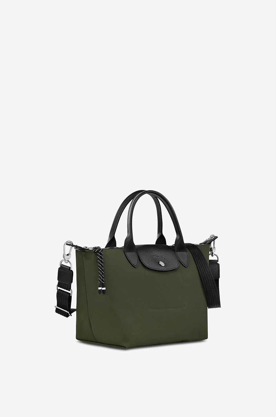 LONGCHAMP Sac à main en toile recyclée Le Pliage S Energy Femme KAKI 2