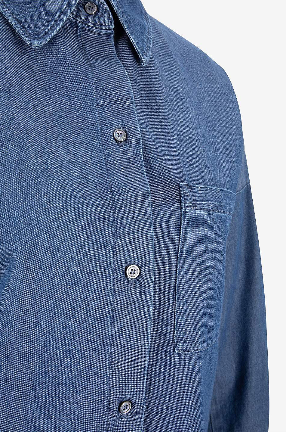 WEEKEND MAX MARA Nettare cinched denim shirt Women DARK BLUE 3