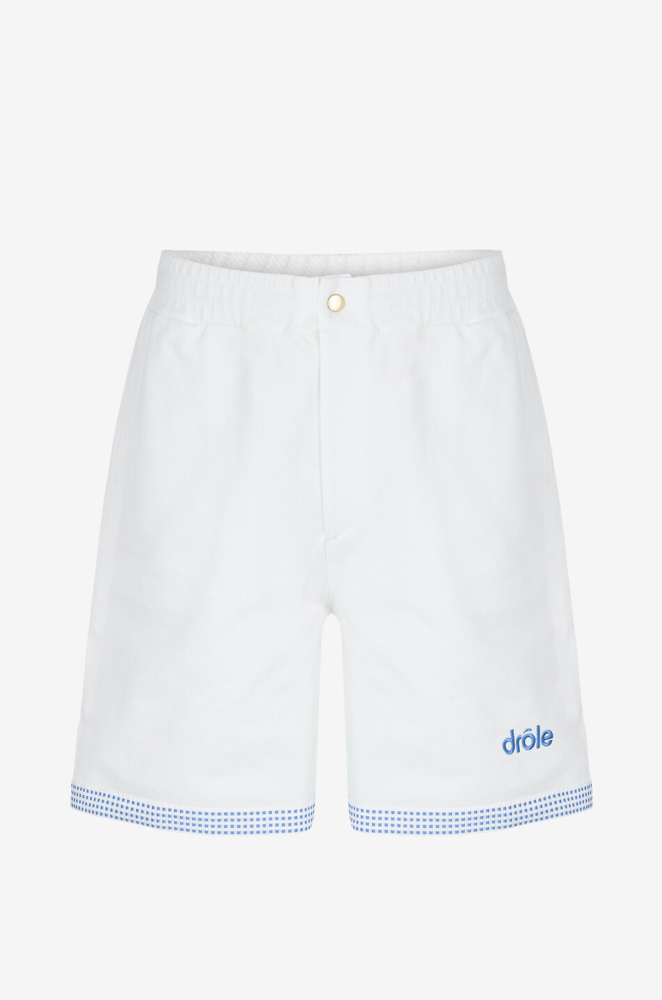 Piqué cotton Bermuda shorts