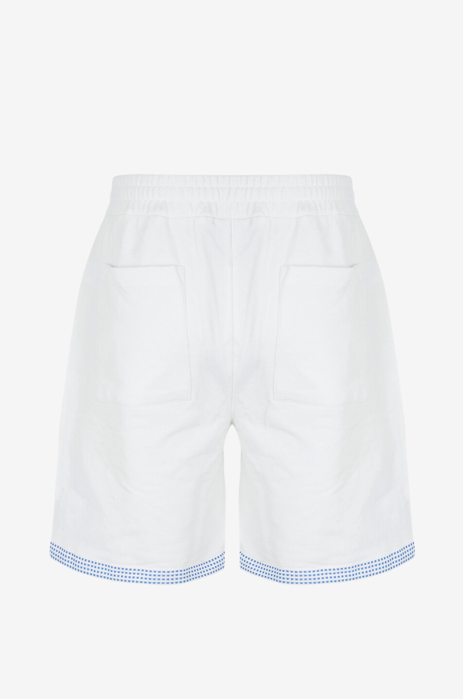 DROLE DE MONSIEUR Piqué cotton Bermuda shorts Men EGGSHELL 2