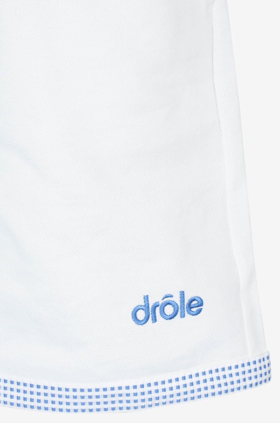 DROLE DE MONSIEUR Piqué cotton Bermuda shorts Men EGGSHELL 5