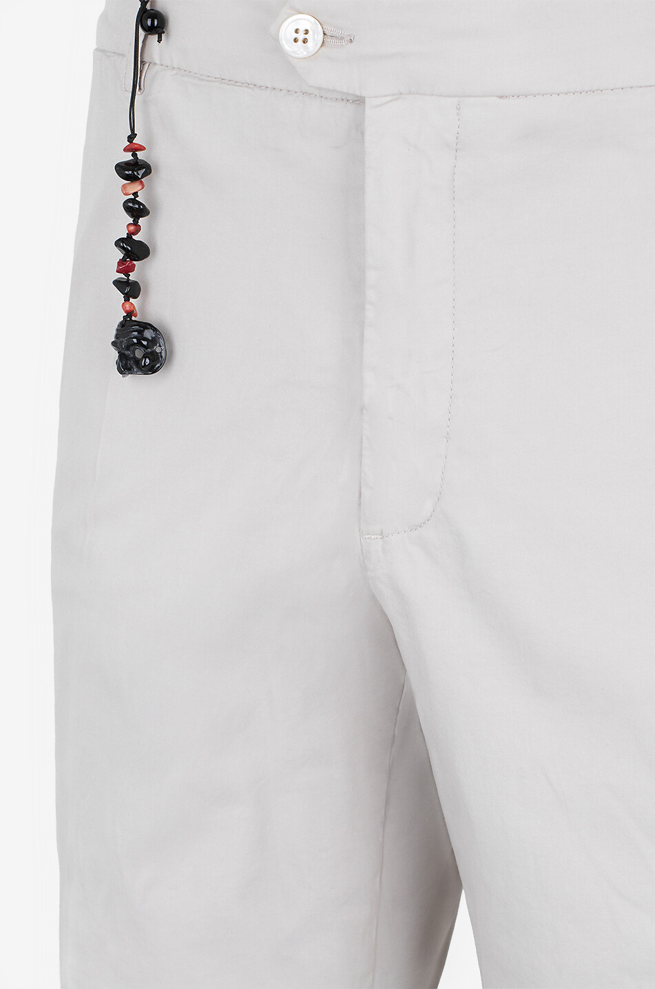 MARCO PESCAROLO Pantalon chino en coton et soie Vento Homme Beige clair 3