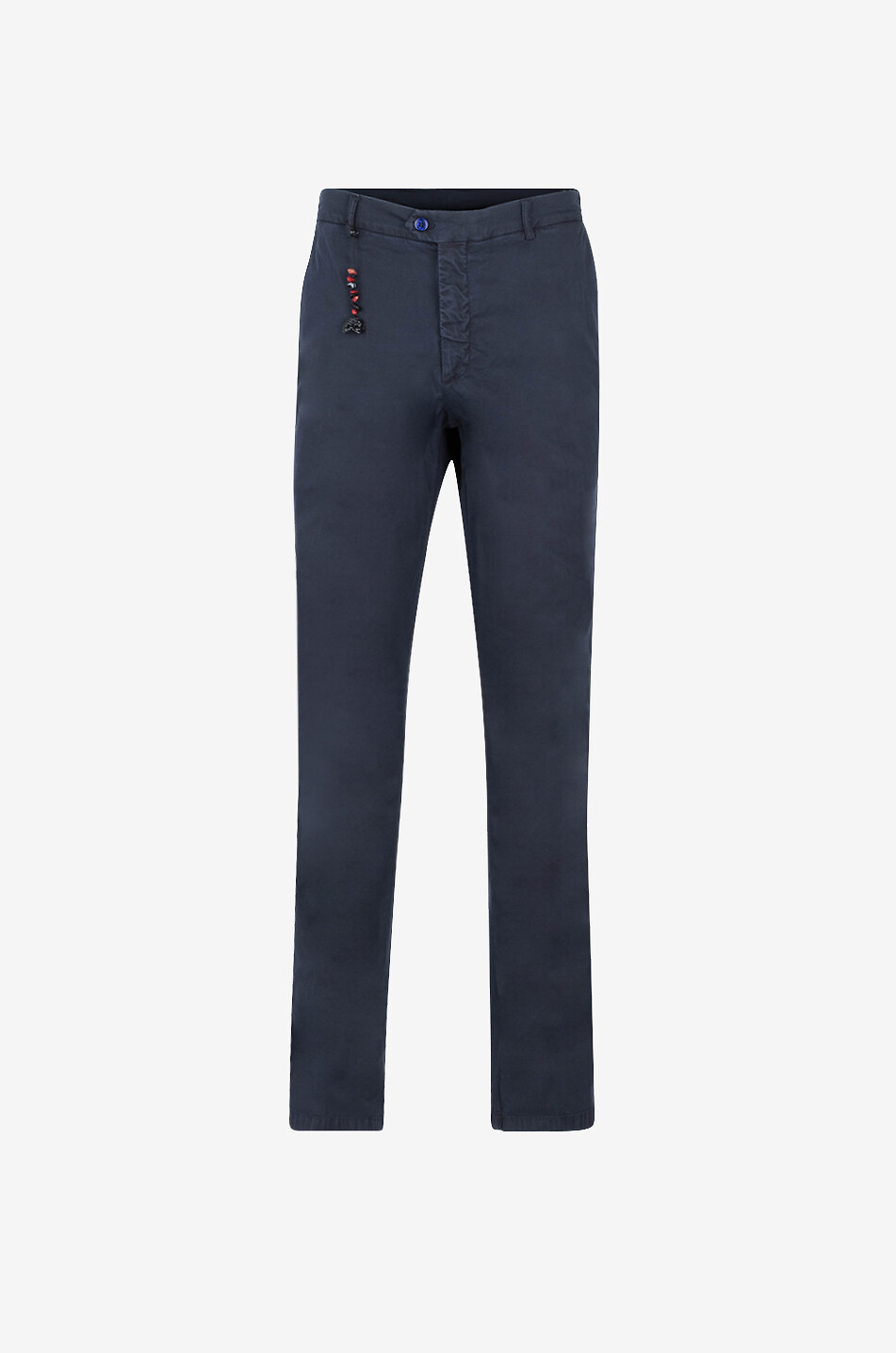 MARCO PESCAROLO Pantalon chino en coton et soie Vento Homme BLEU FONCE 1