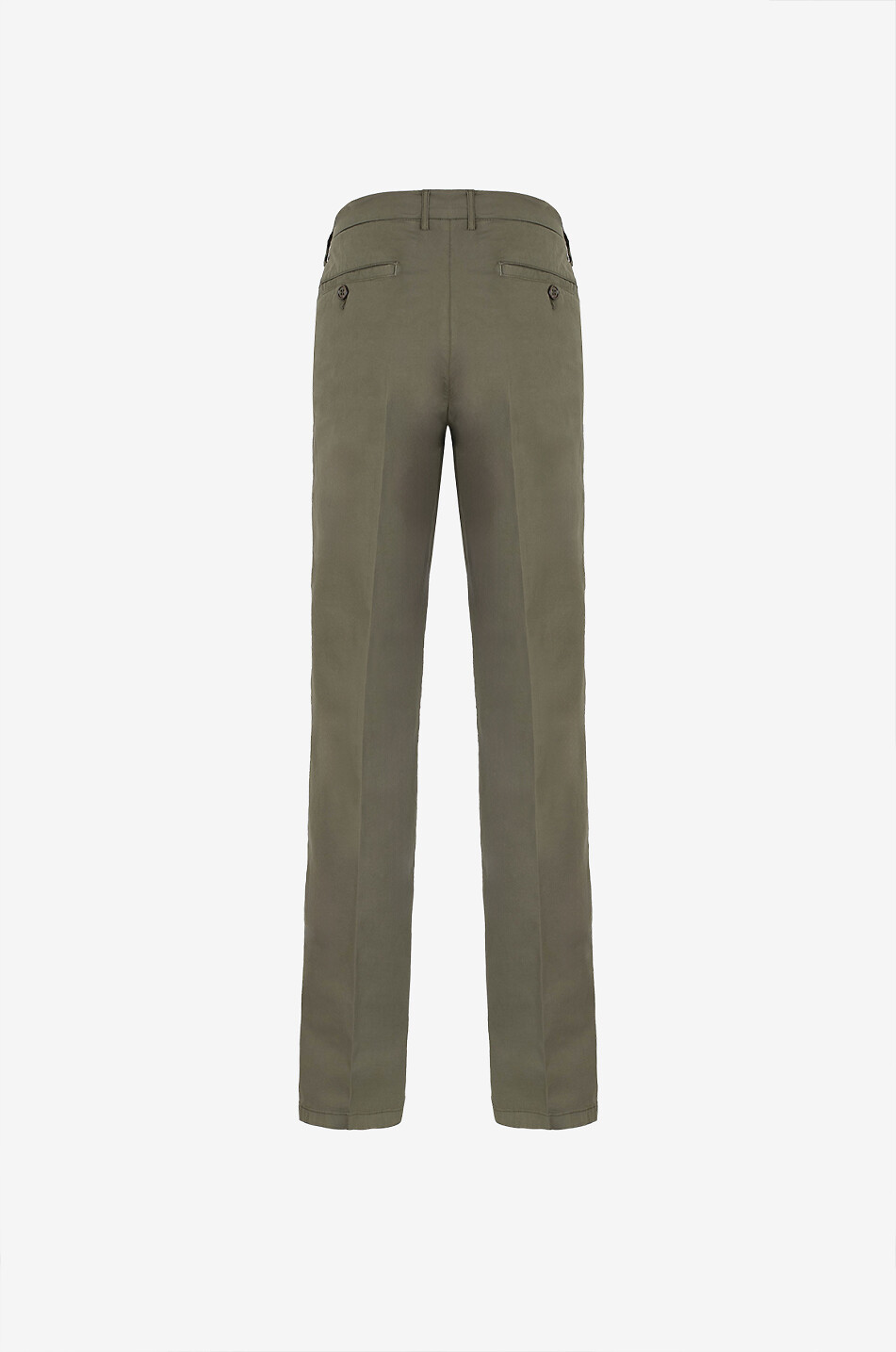 MARCO PESCAROLO Pantalon chino en coton et soie Vento Homme VERT MOYEN 2