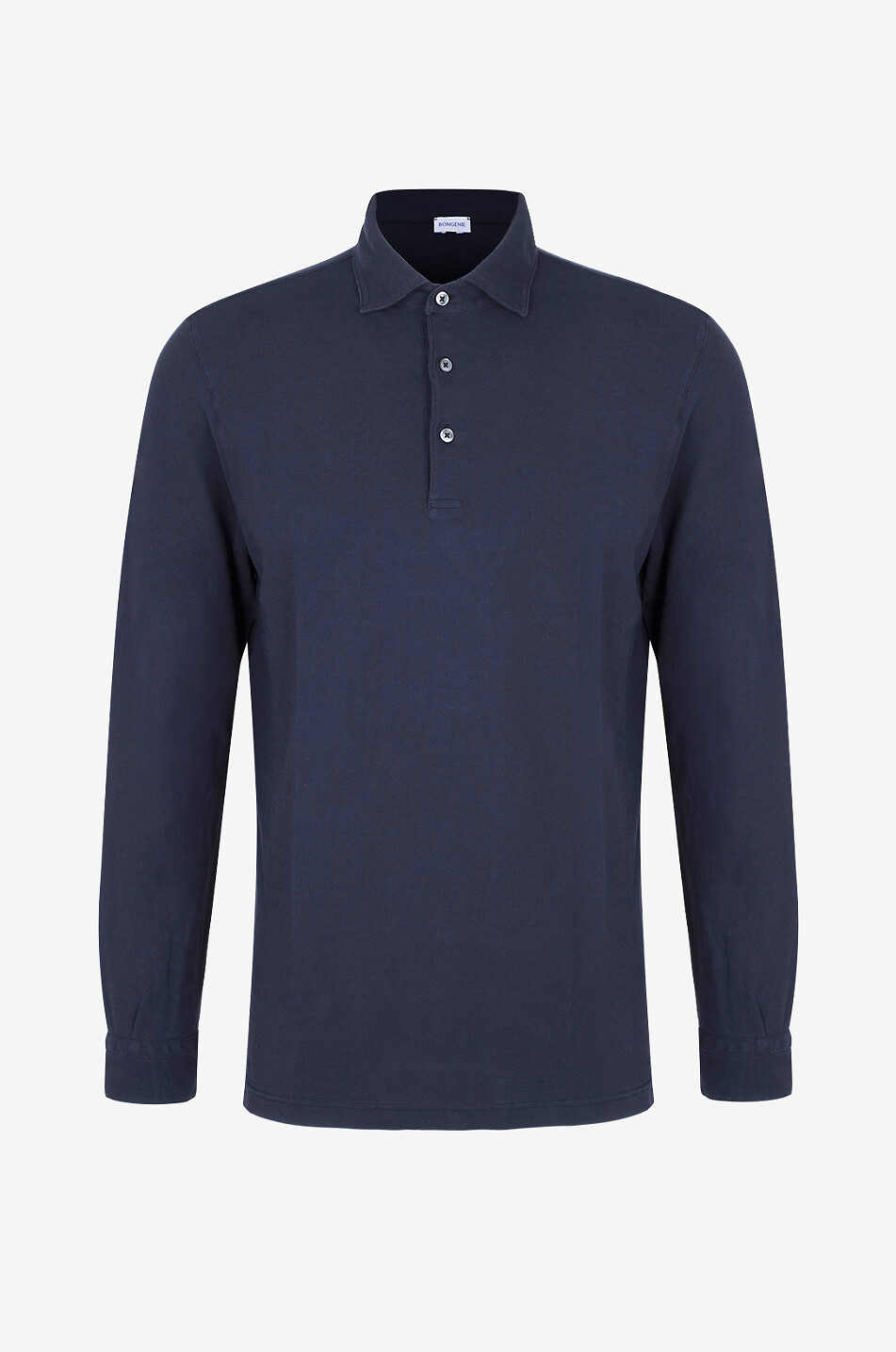 Polo à manches longues en coton