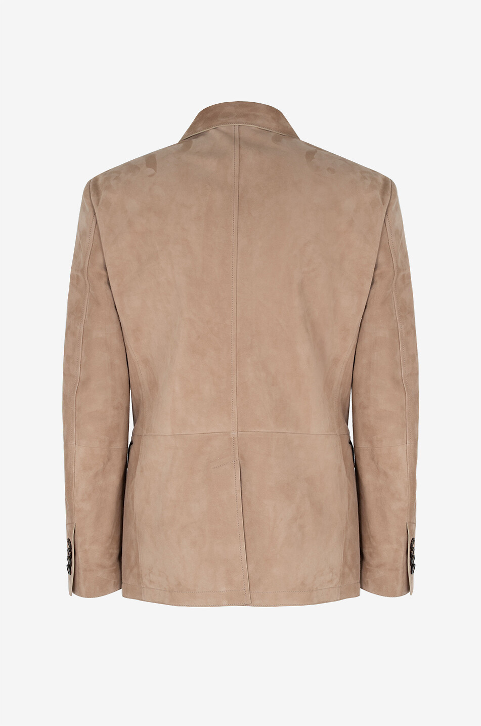 BRIONI Blazer en cuir d'agneau Homme Beige clair 2