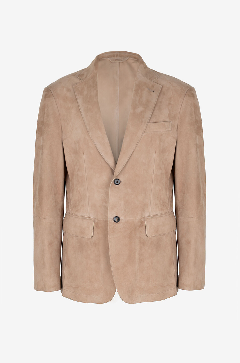 BRIONI Blazer en cuir d'agneau Homme Beige clair 1