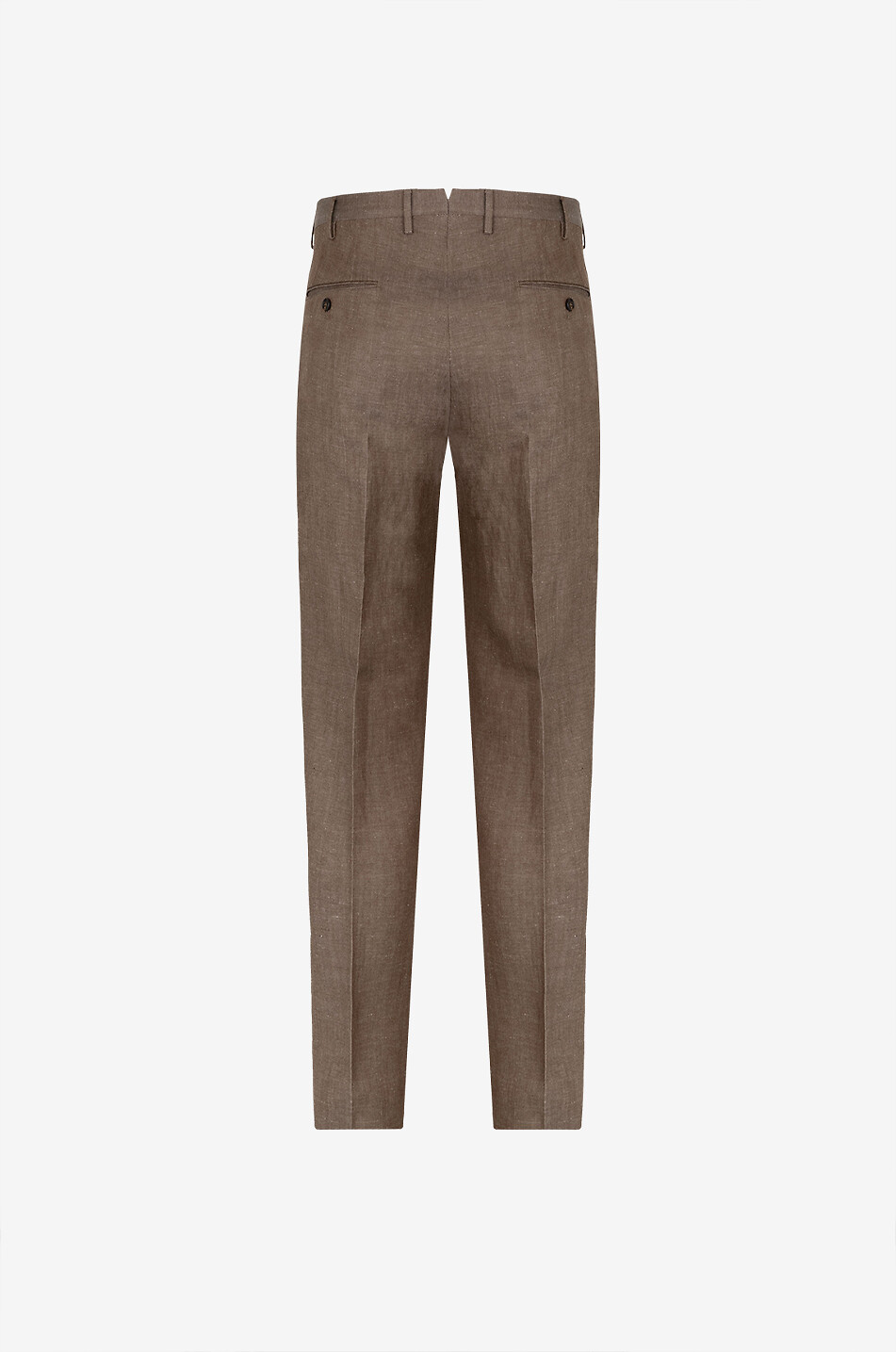 INCOTEX Melierte Hose aus Schurwolle Seide und Leinen Herren Hellbeige 2