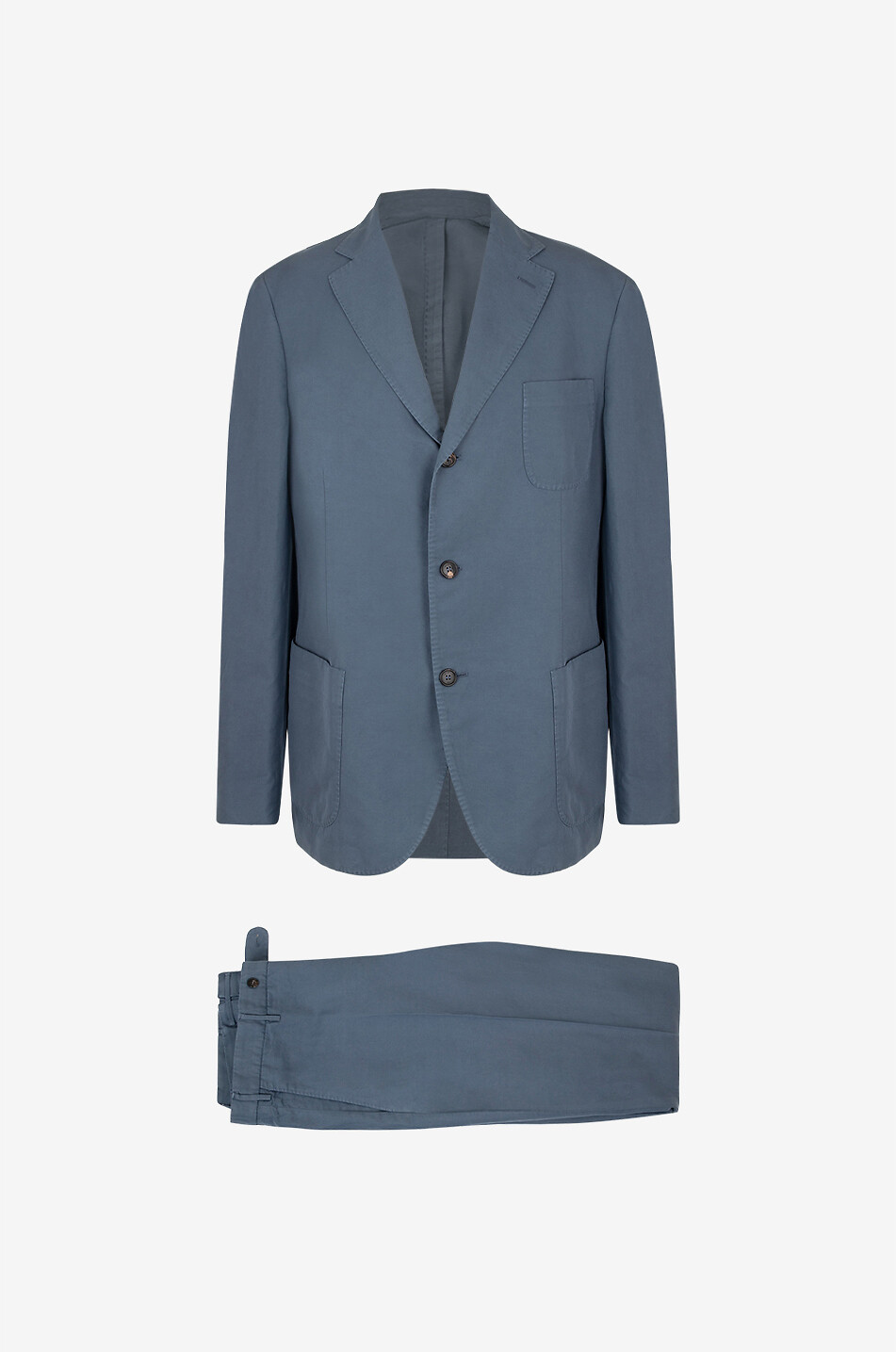 Anzug aus Leinen und Baumwolle