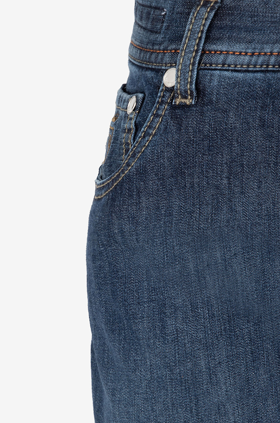 RICHARD J. BROWN Jean slim en coton modal et soie Tokyo Homme BLEU MOYEN 3