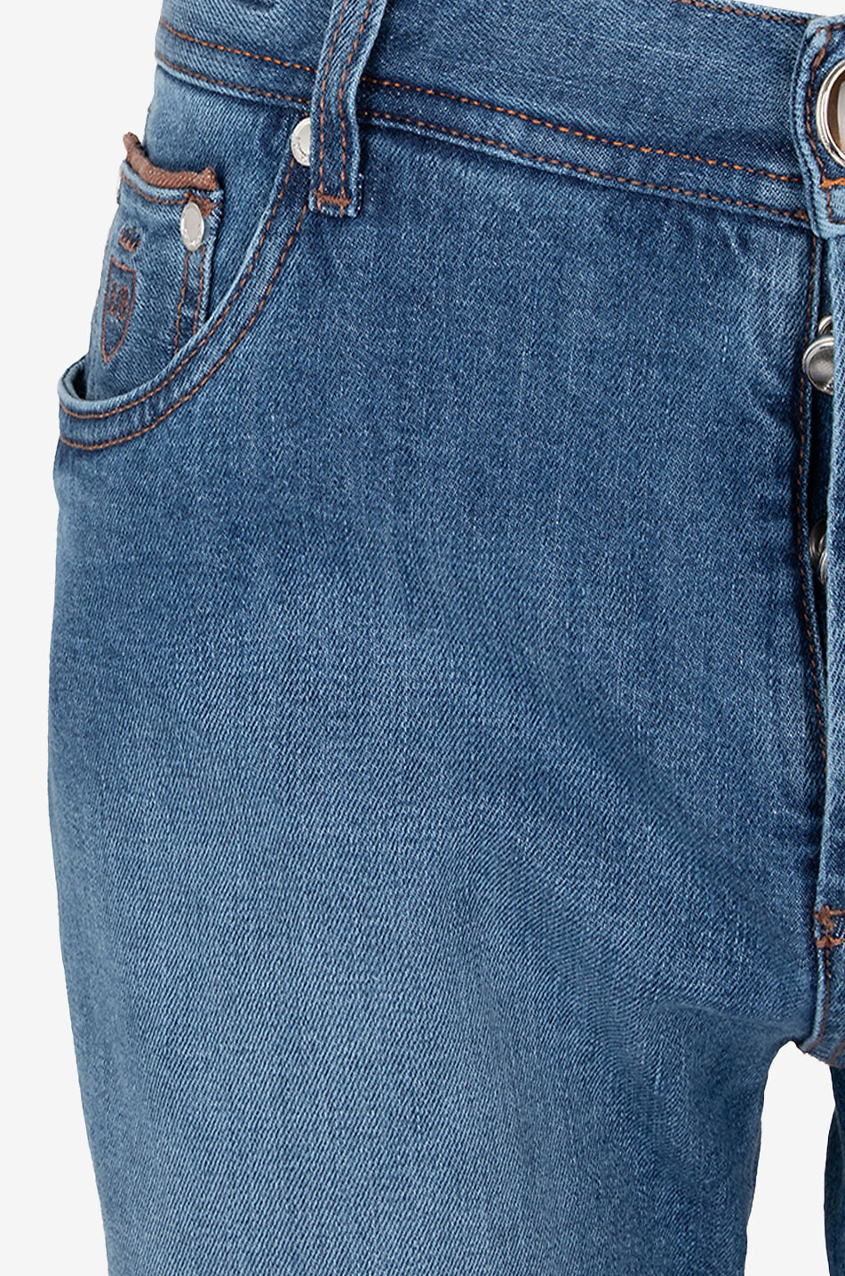 RICHARD J. BROWN Slim Jeans aus Baumwolle Tokyo Herren MITTELBLAU 3