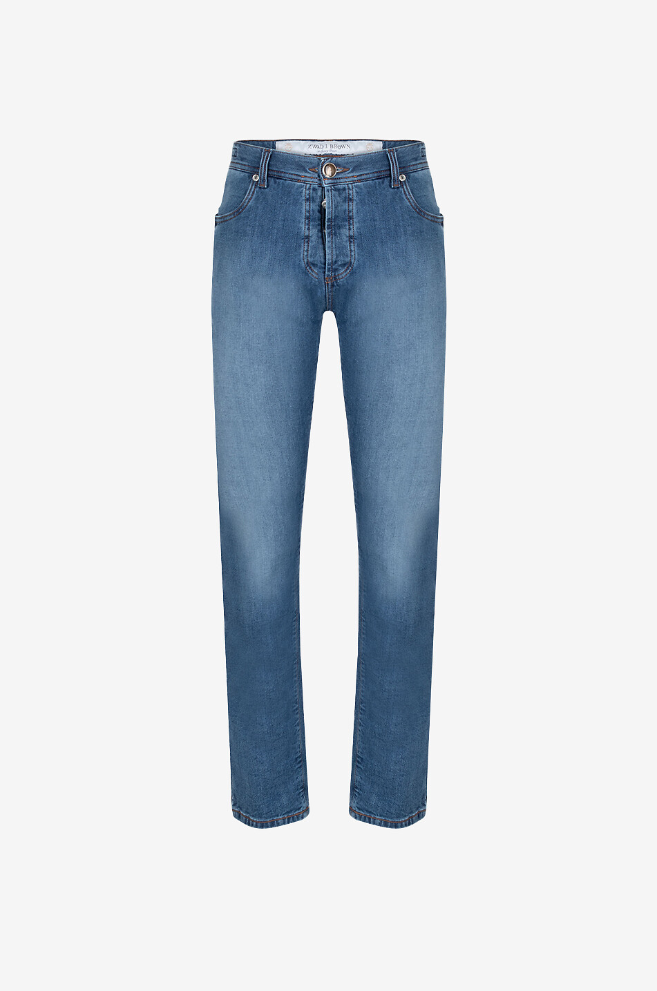 RICHARD J. BROWN Slim Jeans aus Baumwolle Tokyo Herren MITTELBLAU 1