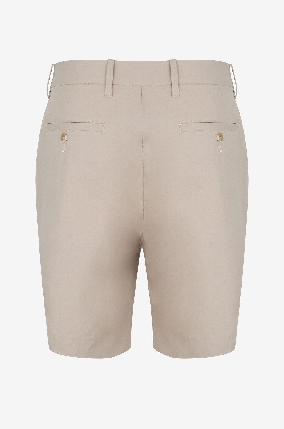 Italian Cotton Extended-Tab cotton bermuda shorts