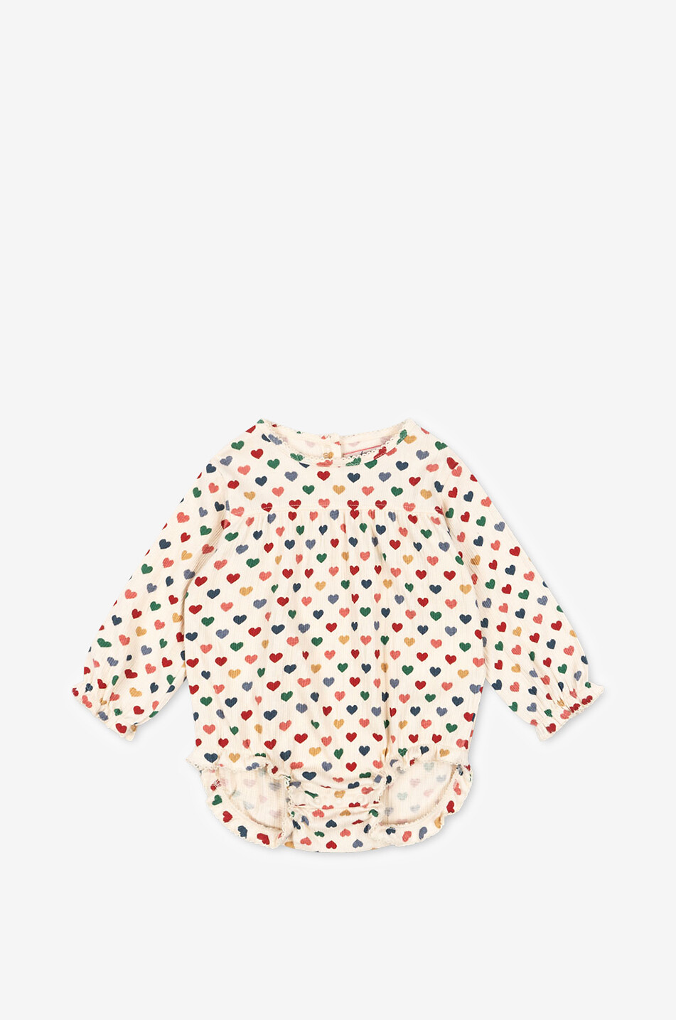 KONGES SLØJD Barboteuse bébé en jersey Chleo Coeur Bébé MULTICOLORE 1