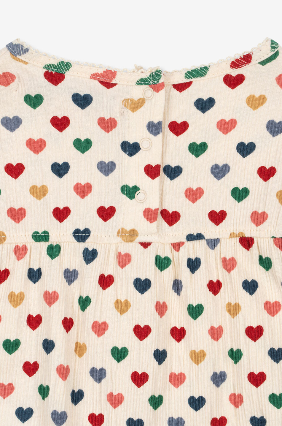 KONGES SLØJD Barboteuse bébé en jersey Chleo Coeur Bébé MULTICOLORE 5