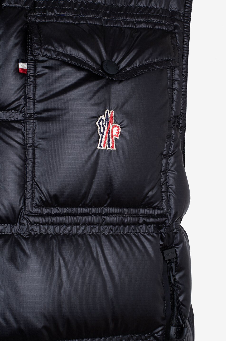 MONCLER GRENOBLE Ripstop-Steppweste Nantu Herren SCHWARZ 3