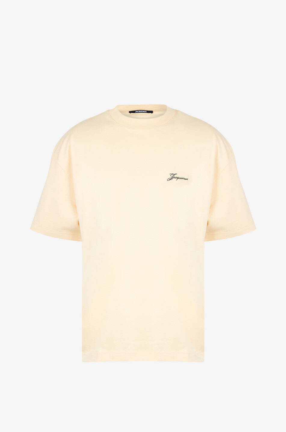 JACQUEMUS Lässiges besticktes und bedrucktes T-Shirt Le T-shirt Haltères Herren BEIGE 1