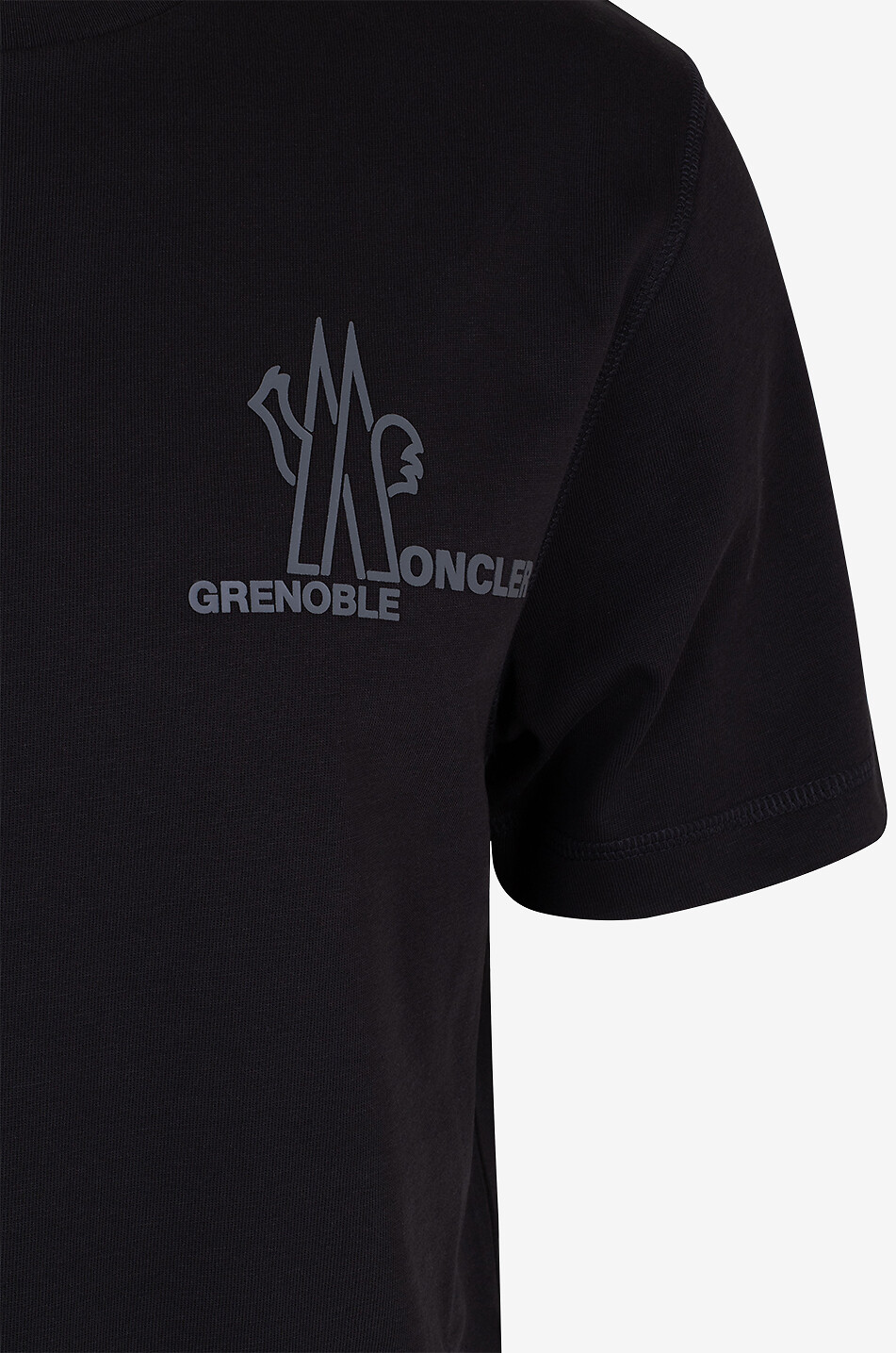 MONCLER GRENOBLE Day-Namic short-sleeved logo printed T-shirt Men BLACK 3