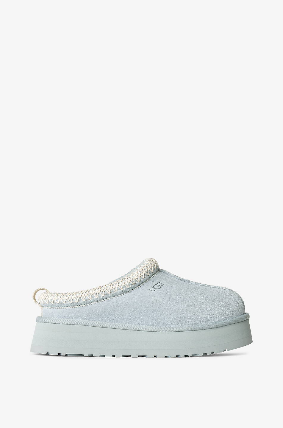 UGG Tazz lined suede slippers Women LIGHT BLUE 1