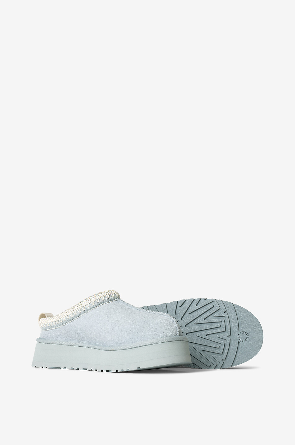 UGG Tazz lined suede slippers Women LIGHT BLUE 2