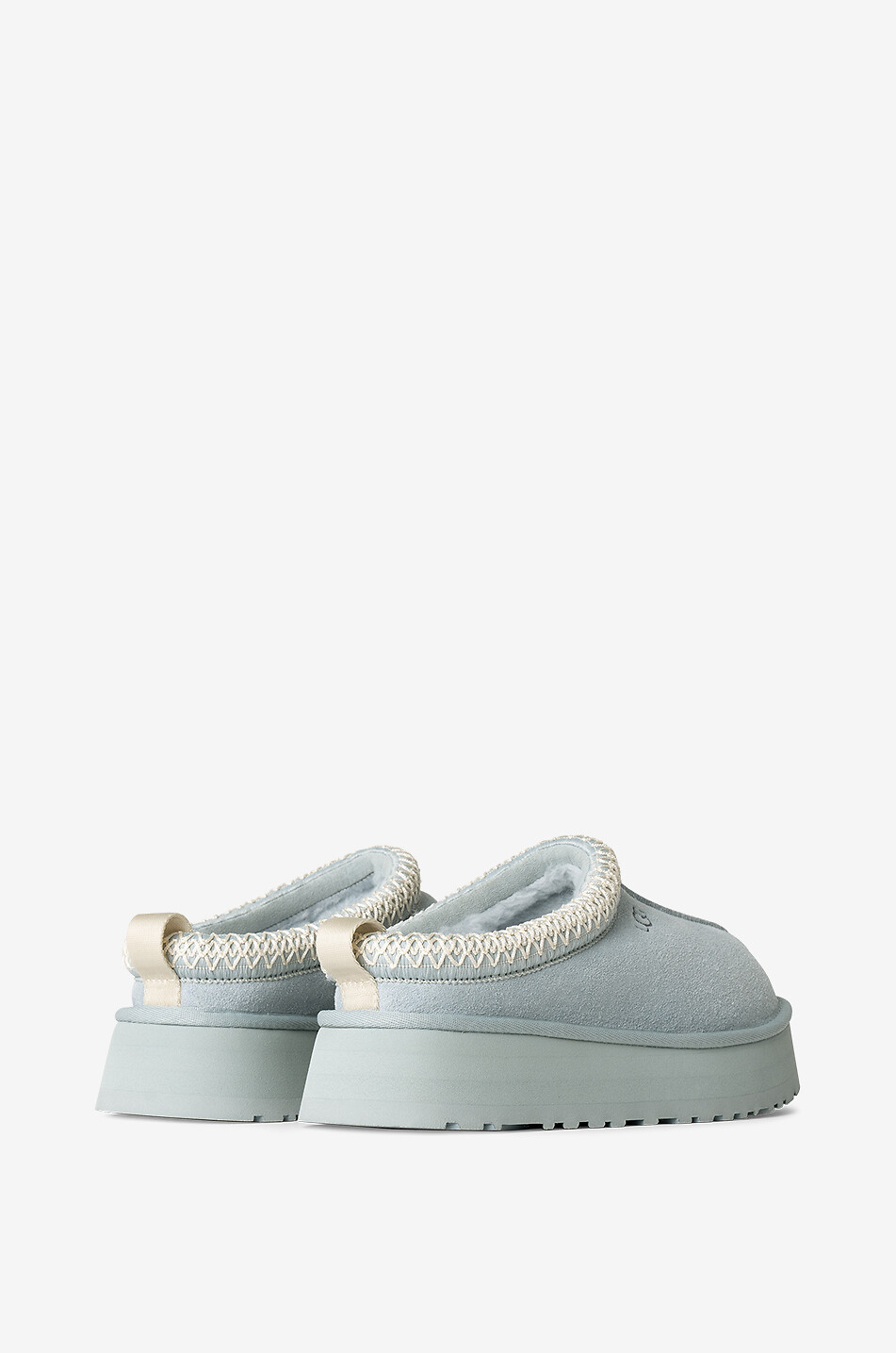 UGG Tazz lined suede slippers Women LIGHT BLUE 3