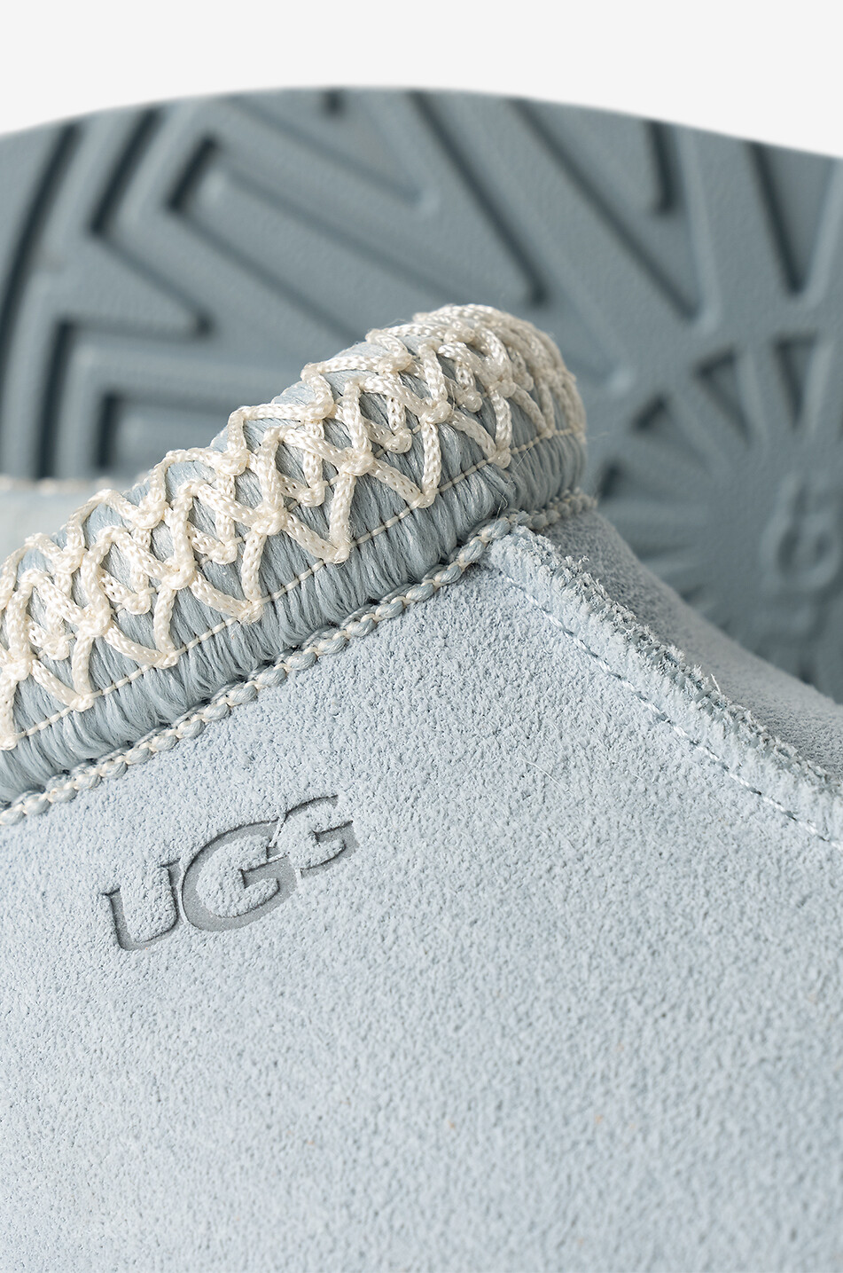 UGG Tazz lined suede slippers Women LIGHT BLUE 6