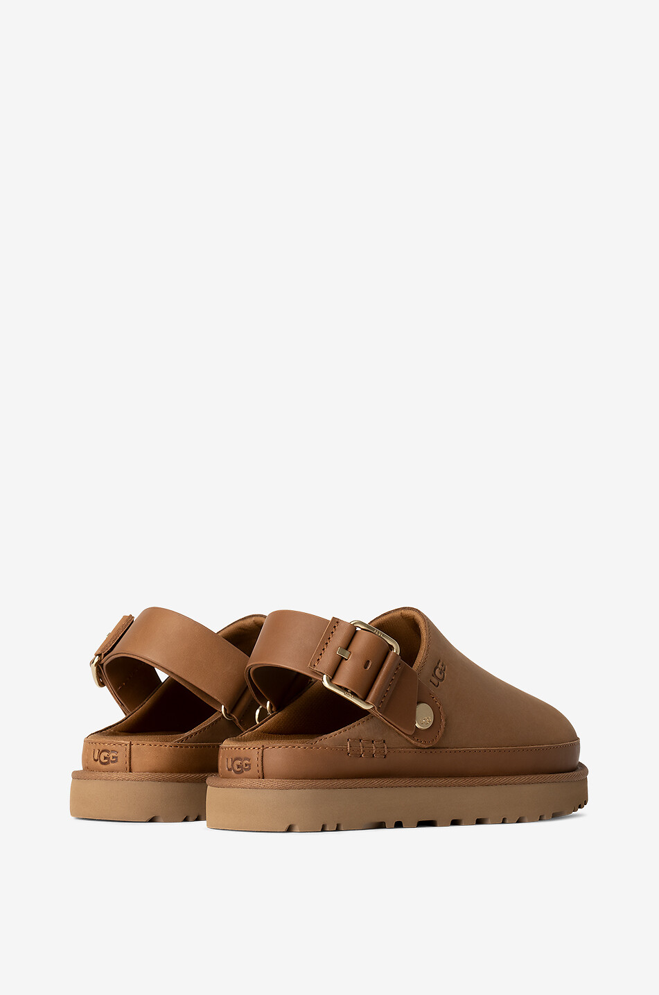 UGG Goldenstar Villa leather clogs Women LIGHT BROWN 3