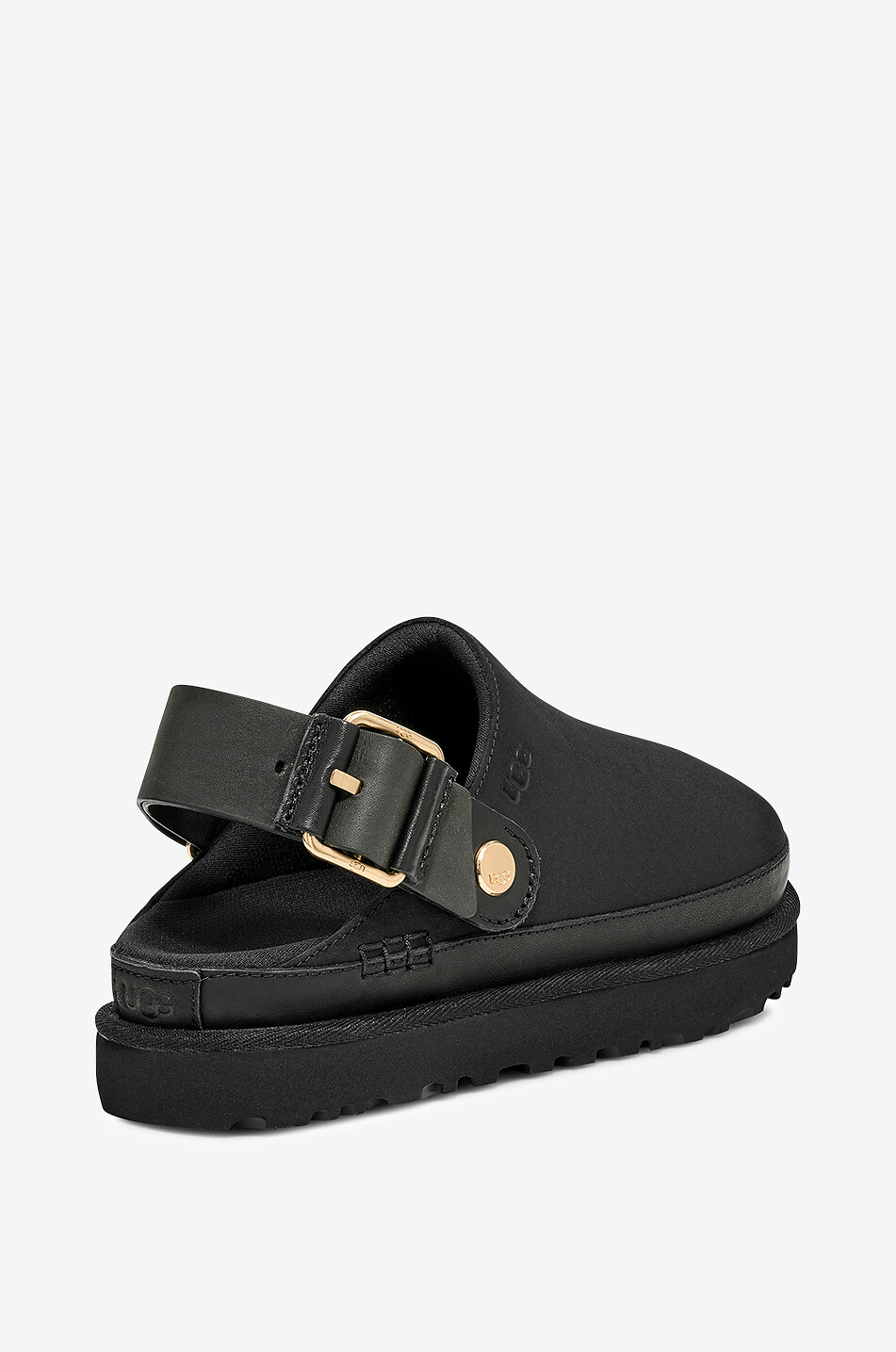 UGG Clogs aus Leder Goldenstar Villa Damen SCHWARZ 4