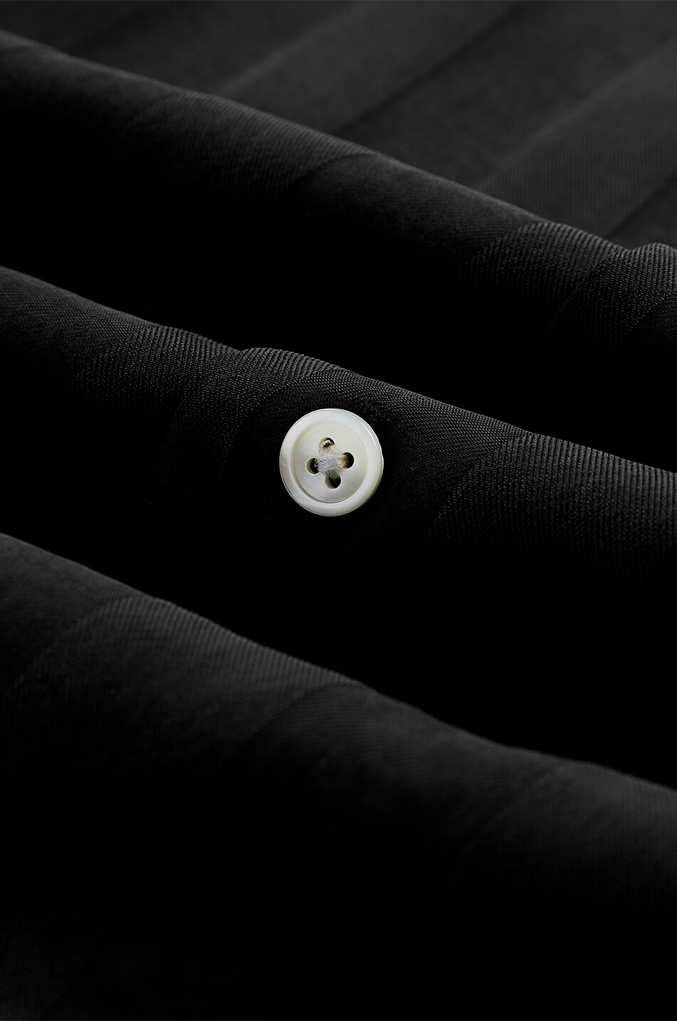 PORTUGUESE FLANNEL Cupro Stripe jacquard shirt Men BLACK 4