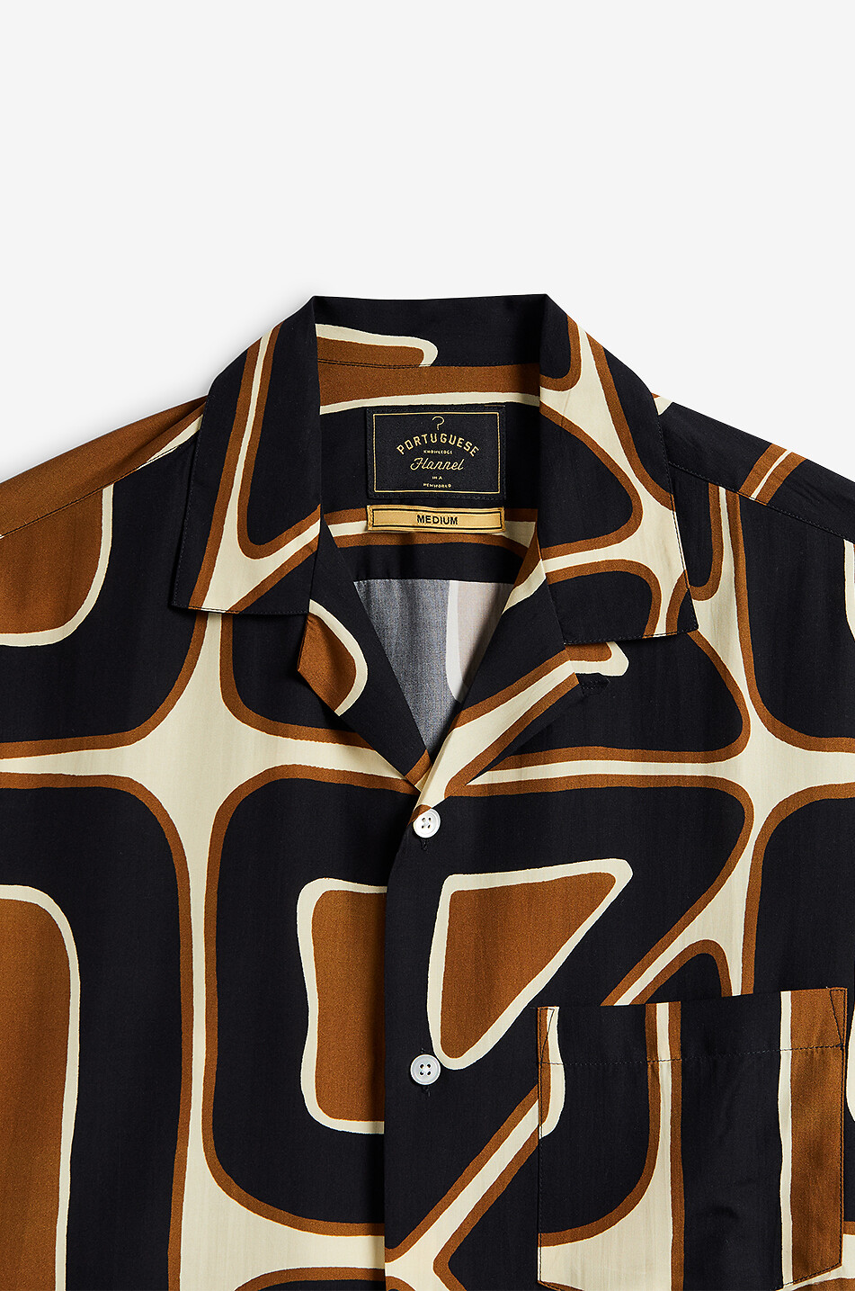 Chemise imprimée à manches courtes Opum