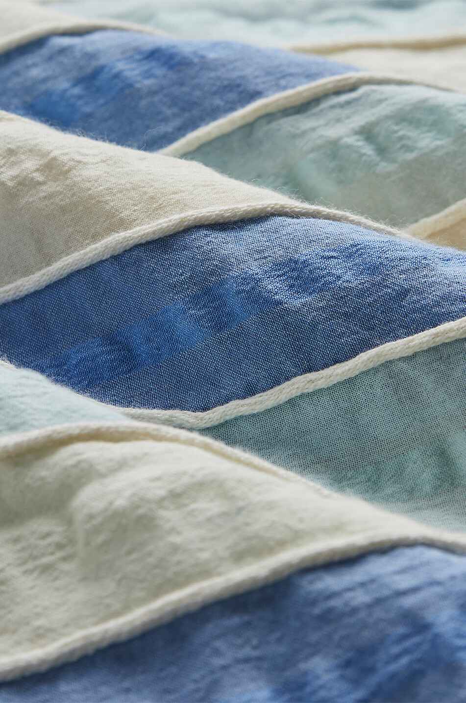 PORTUGUESE FLANNEL Kurzarm-Hemd aus Seersucker Punta Herren BLAU 4