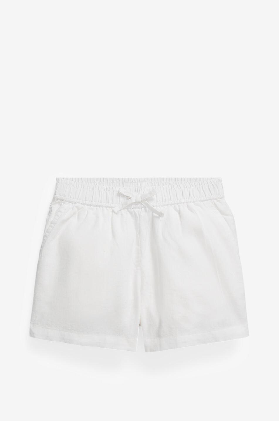 Pony cotton and linen girls' shorts