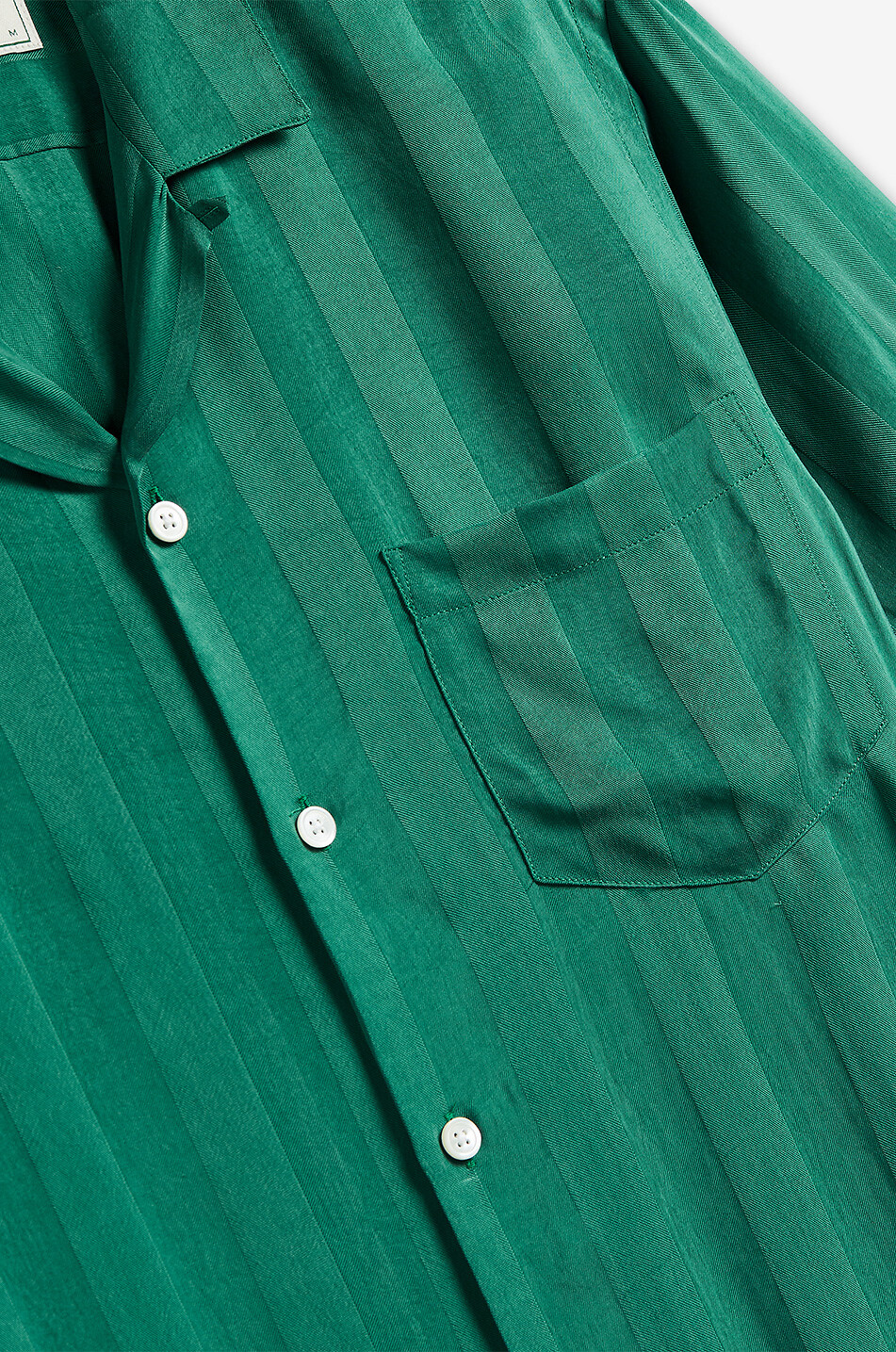 Jacquard-Hemd Cupro Stripe