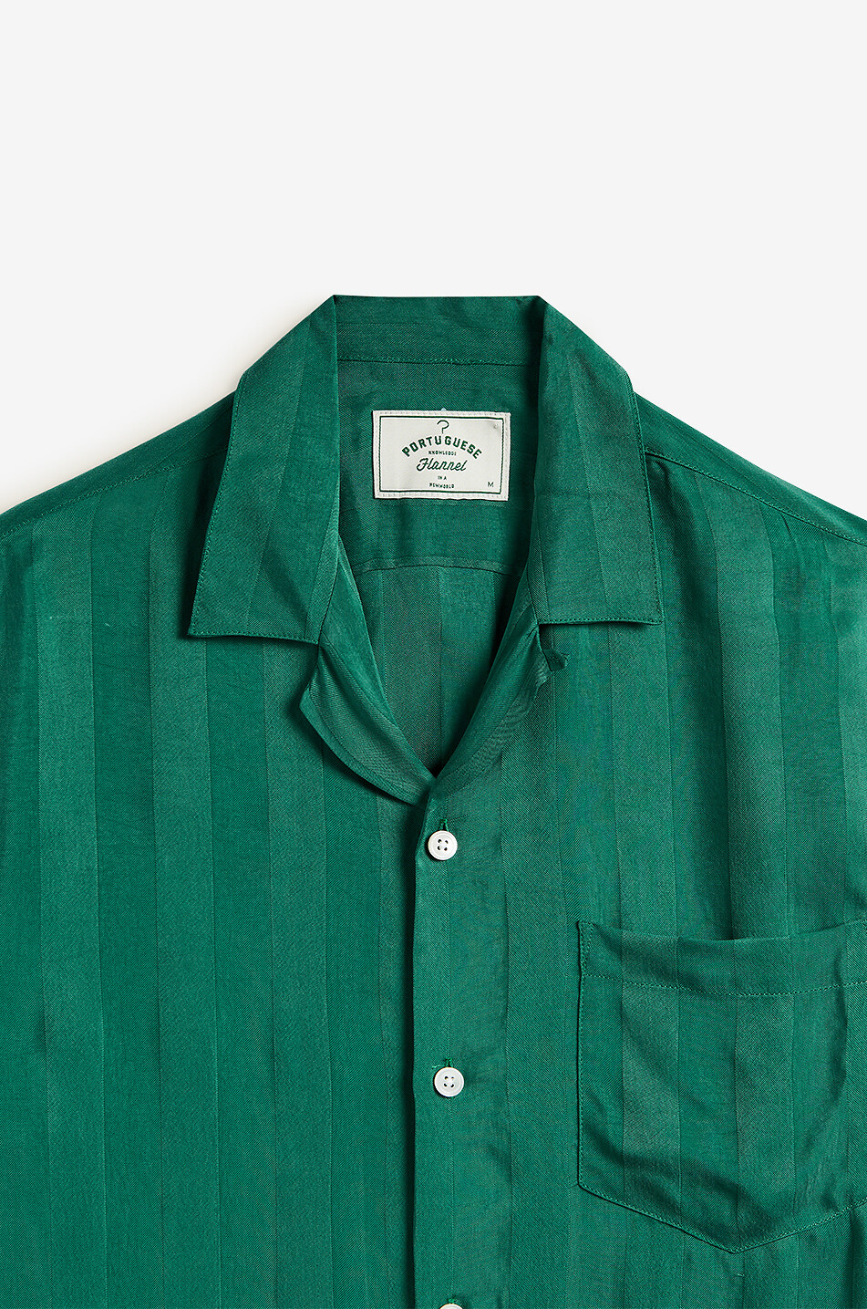 Jacquard-Hemd Cupro Stripe