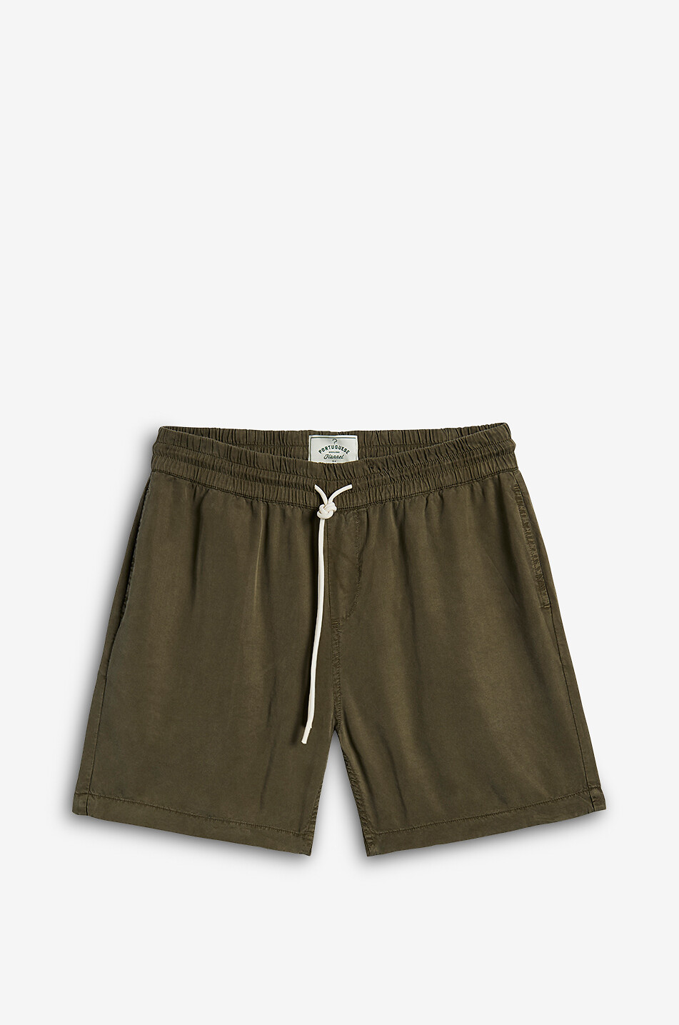 PORTUGUESE FLANNEL Dogtown twill shorts Men DARK GREEN 1