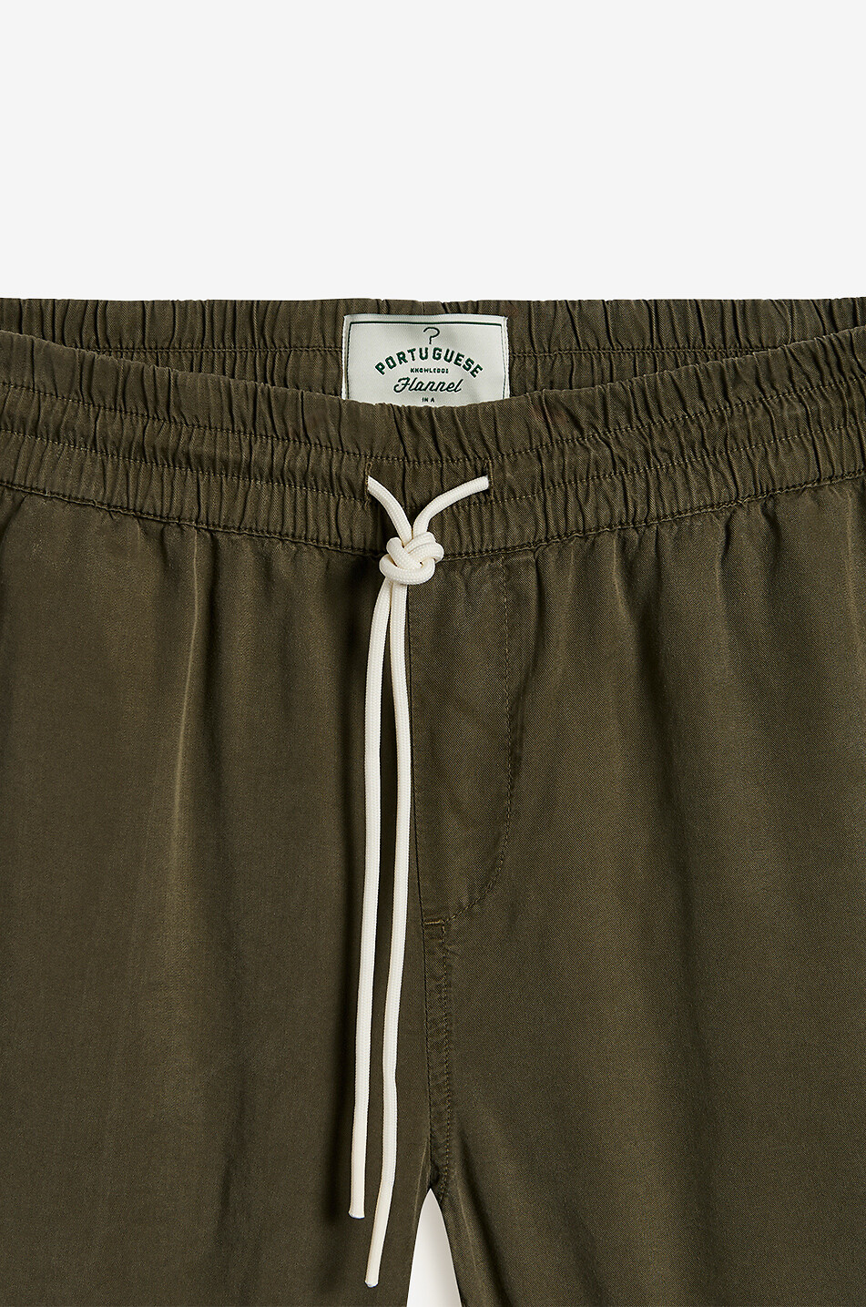 PORTUGUESE FLANNEL Dogtown twill shorts Men DARK GREEN 3