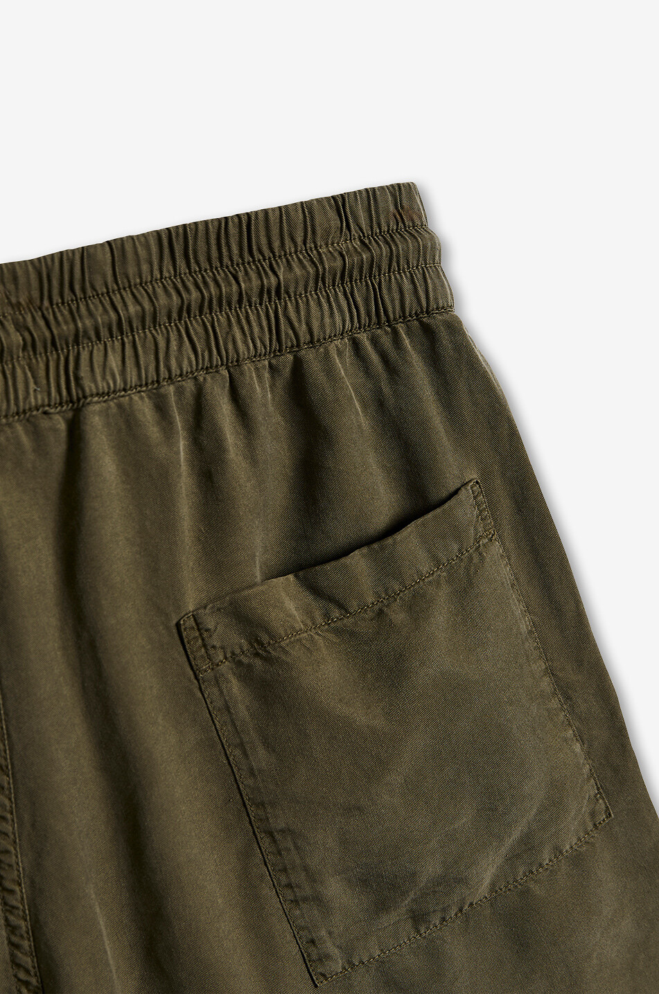 PORTUGUESE FLANNEL Dogtown twill shorts Men DARK GREEN 4