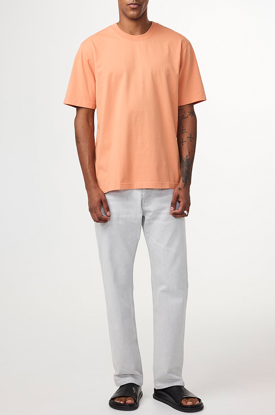 NN07 T-Shirt aus Pima-Baumwolle Adam Herren ORANGE 3