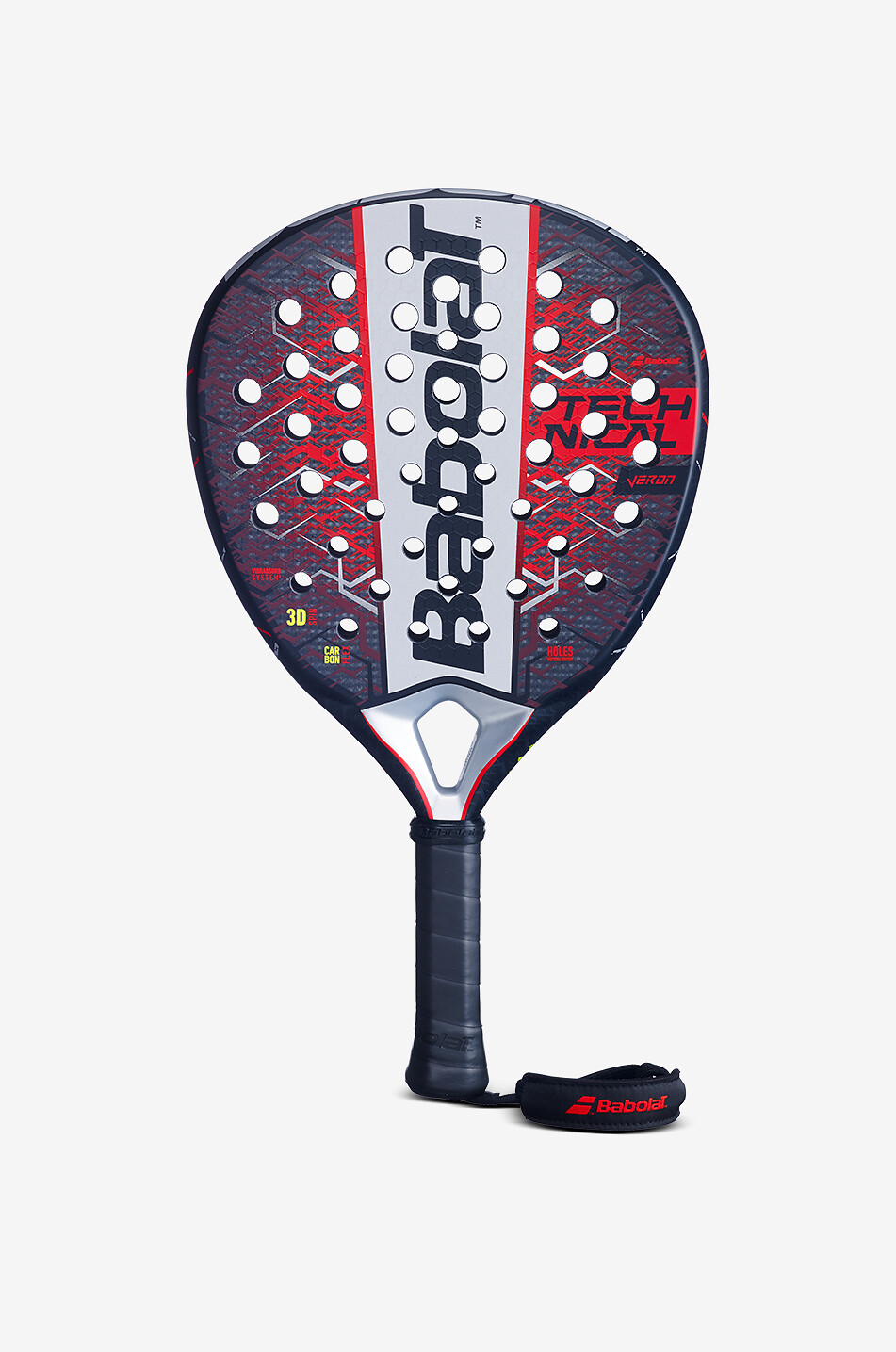 Technical Veron padel racket BABOLAT Colourless Bongénie